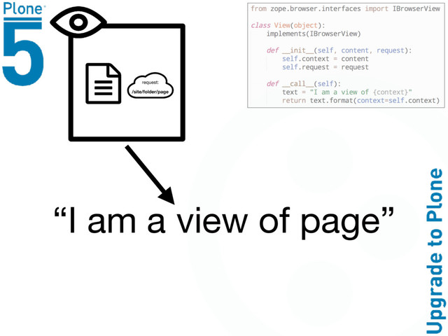 “I am a view of page”
