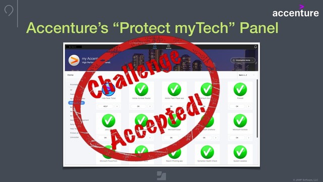 © JAMF Software, LLC
Accenture’s “Protect myTech” Panel
