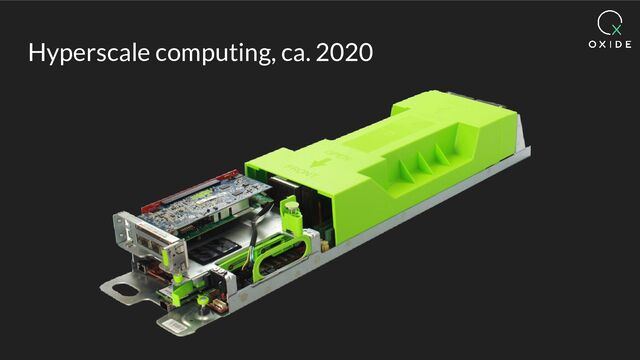 Hyperscale computing, ca. 2020
