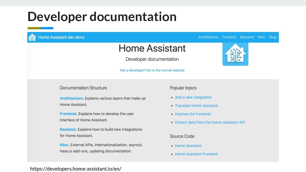 Architecture Overview  Home Assistant Developer Docs