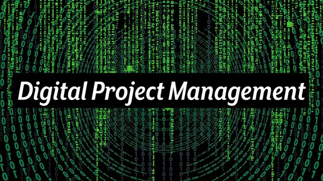 Digital Project Management
