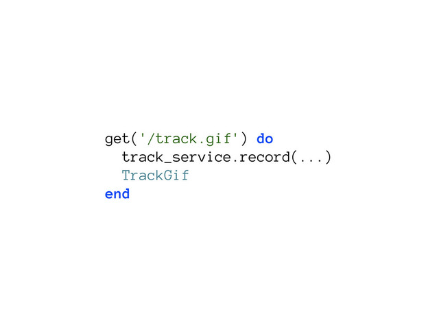 get('/track.gif') do
track_service.record(...)
TrackGif
end
