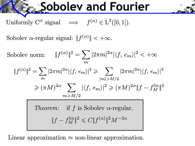 Sobolev and Fourier
