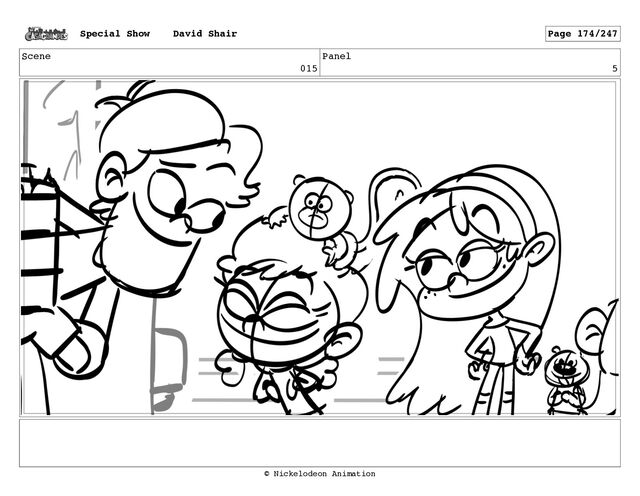Scene
015
Panel
5
Special Show David Shair Page 174/247
© Nickelodeon Animation
