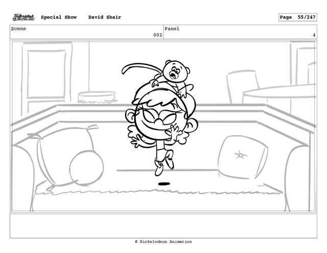 Scene
002
Panel
4
Special Show David Shair Page 55/247
© Nickelodeon Animation
