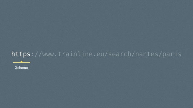https://www.trainline.eu/search/nantes/paris
Scheme

