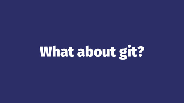 What about git?

