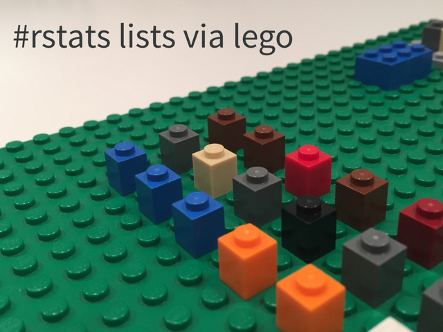 #rstats lists via lego
