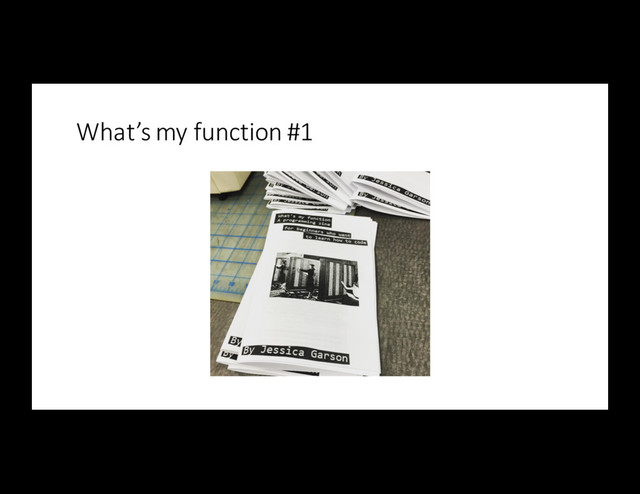 What’s	  my	  function	  #1	  
