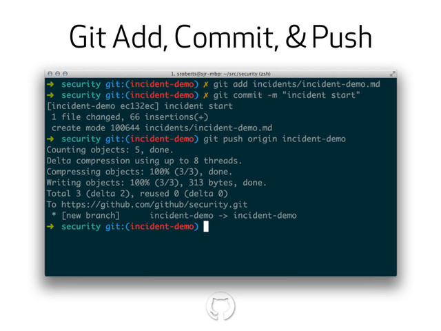 Git Add, Commit, & Push
