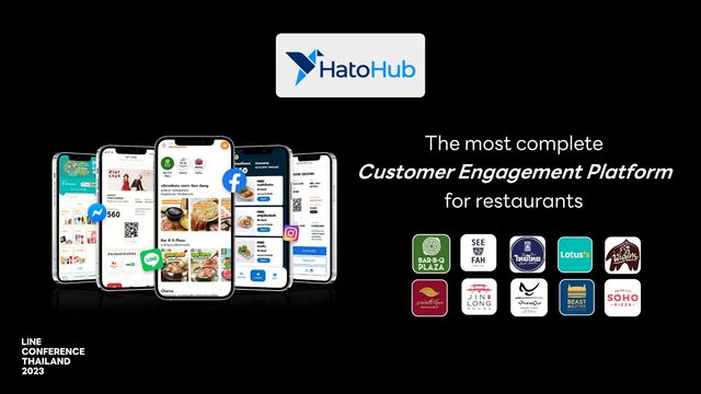 The most complete
Customer Engagement Platform
for restaurants
