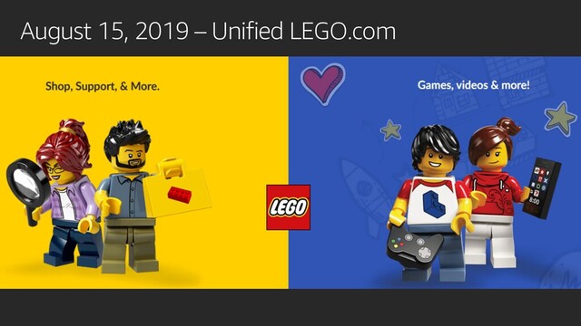 August 15, 2019 – Unified LEGO.com
