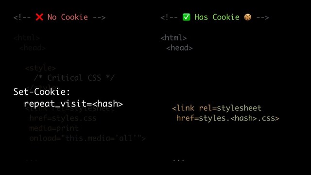  
 




 
/* Critical CSS */ 
 
 

...
 
 




 
.css> 
 
...
Set-Cookie: 
repeat_visit=
