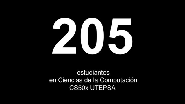 estudiantes
en Ciencias de la Computación
CS50x UTEPSA
