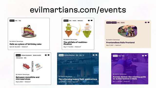 evilmartians.com/events
