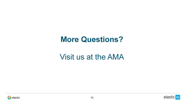79
More Questions?
Visit us at the AMA
