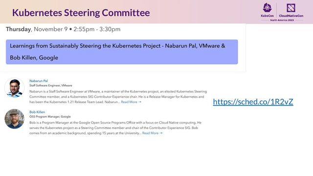 Kubernetes Steering Committee
https://sched.co/1R2vZ
