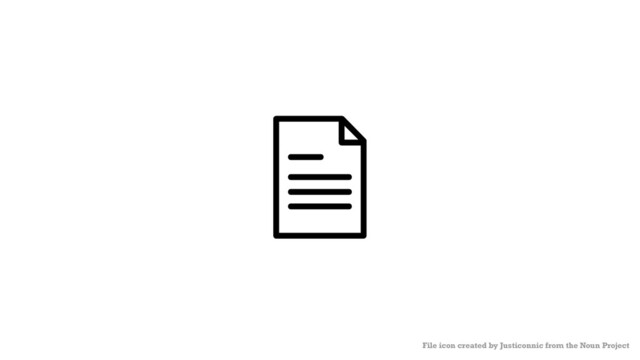 File icon created by Justiconnic from the Noun Project
