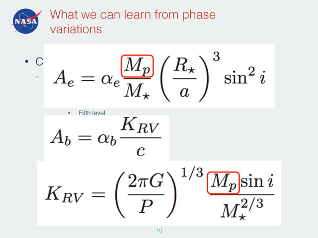 What we can learn from phase
variations
• Click to edit Master text styles
– Second level
• Third level
– Fourth level
• Fifth level
101
