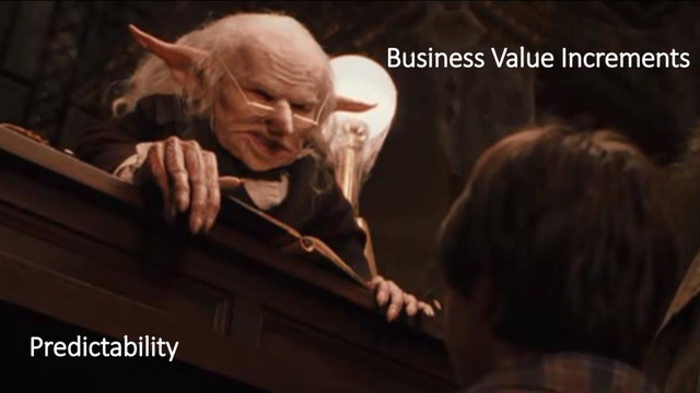 Business Value Increments
Predictability
