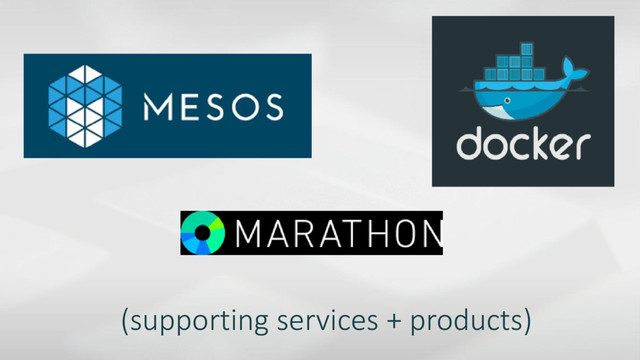 (supporting services + products)
