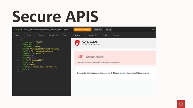 Secure APIS
