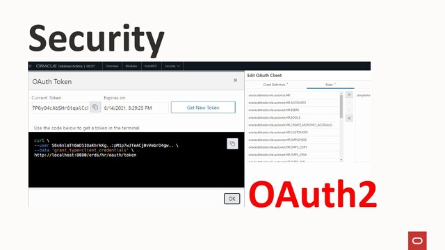 Security
OAuth2

