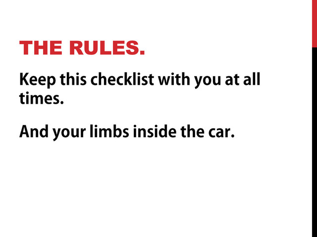 THE RULES.
