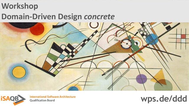 Workshop
Domain-Driven Design concrete
wps.de/ddd

