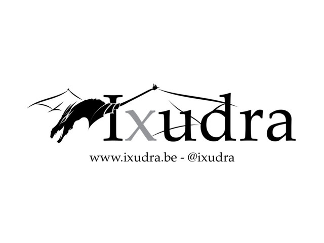 www.ixudra.be - @ixudra
