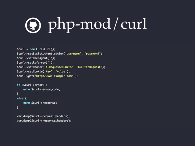php-mod/curl
