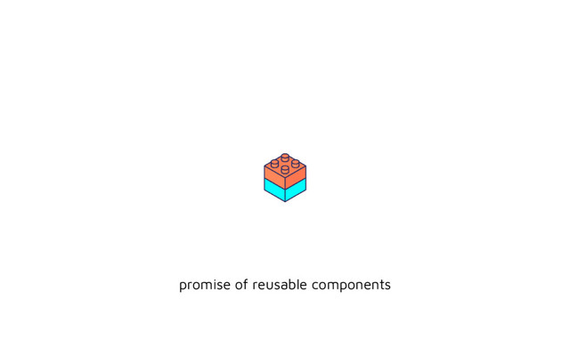 promise of reusable components
