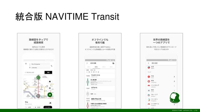 統合版 NAVITIME Transit
