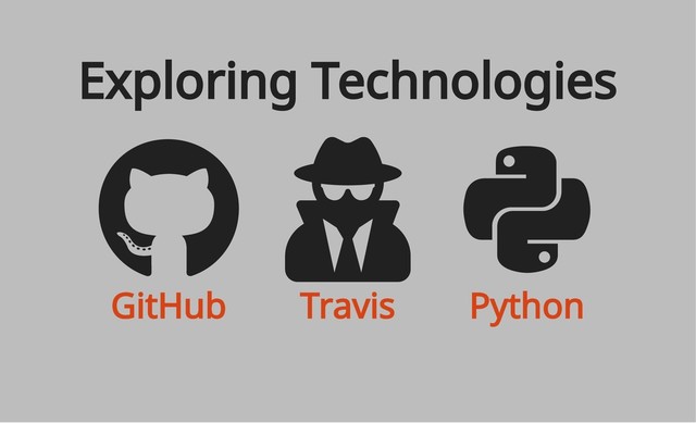 GitHub Travis Python
Exploring Technologies
