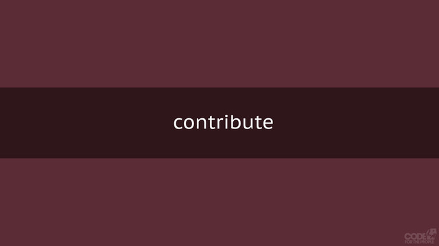 contribute
