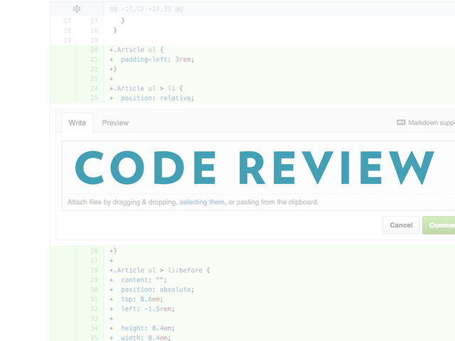 CODE REVIEW
