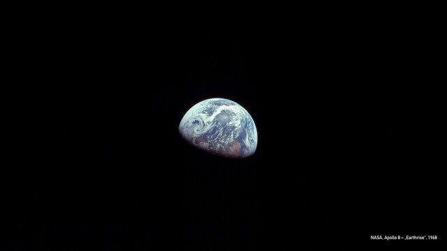 NASA, Apollo 8 – „Earthrise“, 1968
