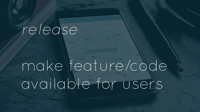 release
make feature/code
available for users

