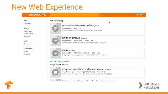 New Web Experience
