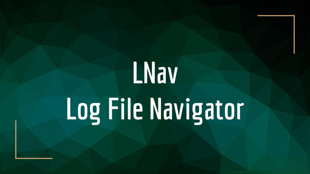 LNav
Log File Navigator
