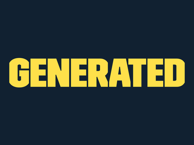 Generated
