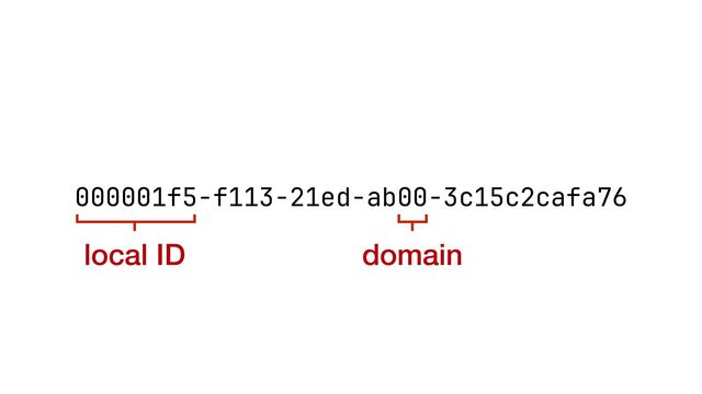 000001f5-f113-21ed-ab00-3c15c2cafa76
local ID domain
