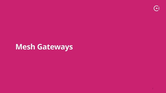 ∕
Mesh Gateways
