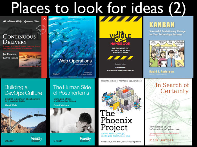 Places to look for ideas (2)
