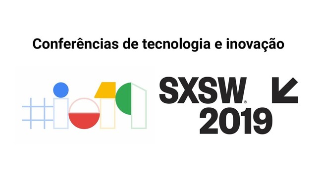 Conferências de tecnologia e inovação
