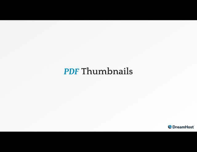 PDF Thumbnails
