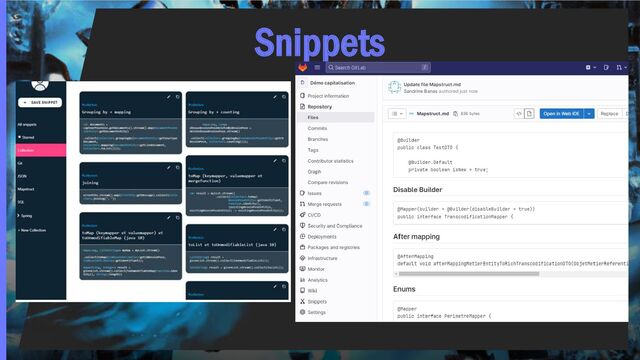 Snippets
