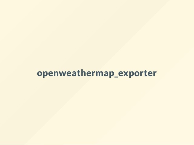 openweathermap_exporter
