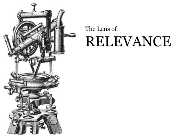 © Microsoft Corporation
The Lens of
RELEVANCE
