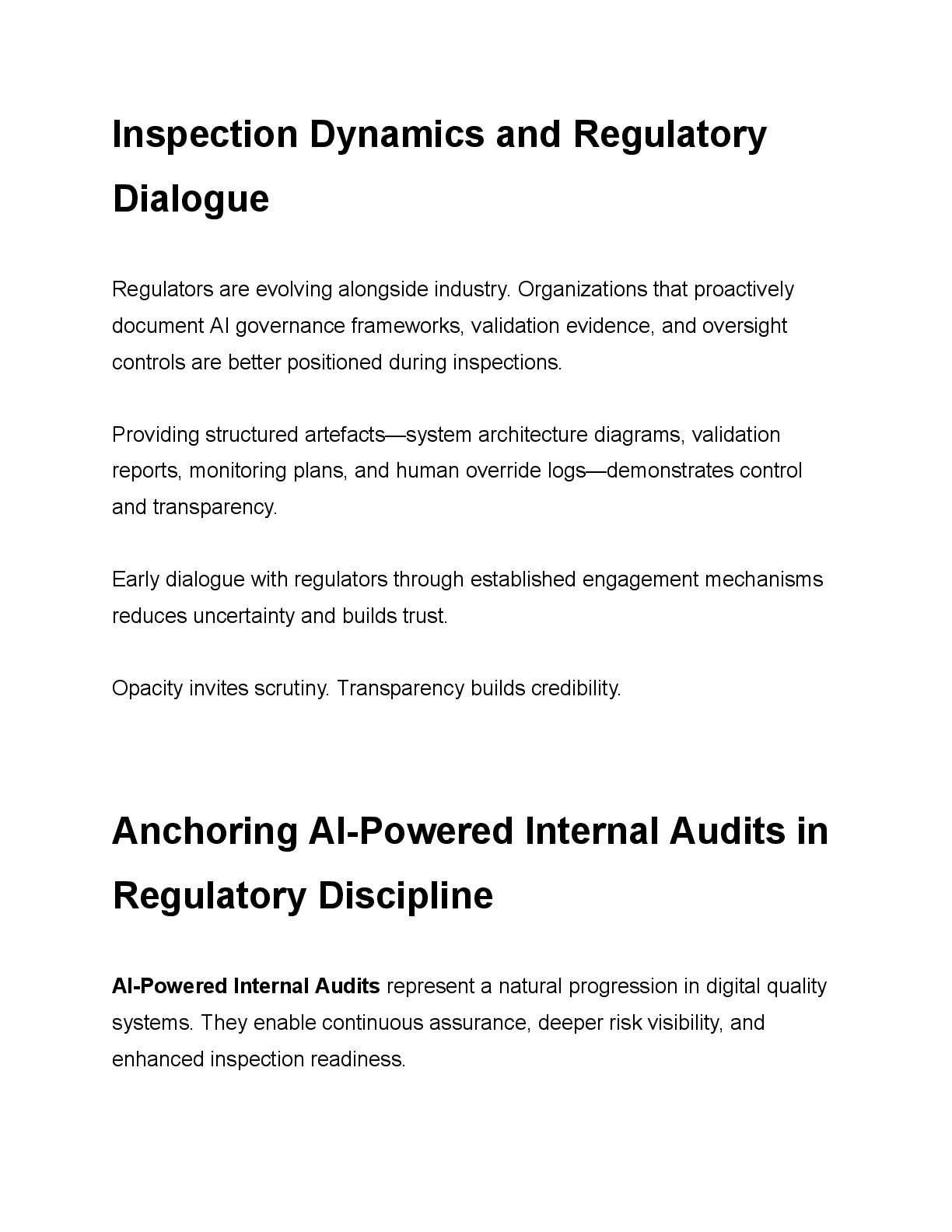 Best AI-Powered Internal Audits in Digital Quality Systems - Speaker Deck